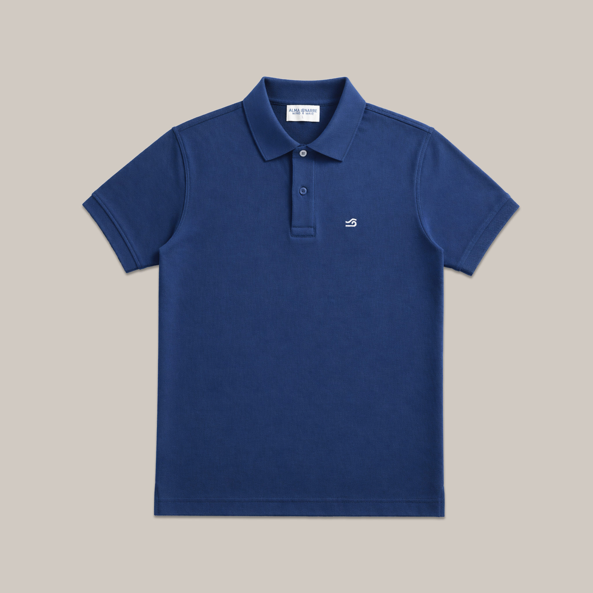 Polo bleu